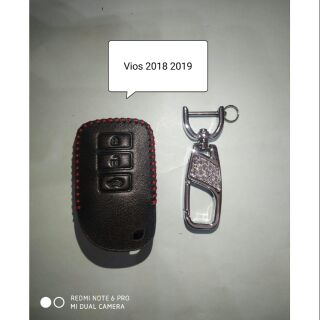 Bao da chìa khoá Vios 2018-2019 kèm móc khóa