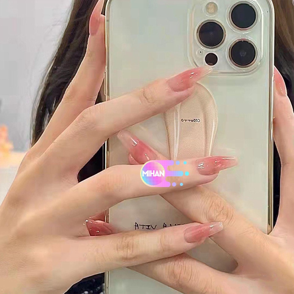 [Hàng mới về] Hộp 24 móng tay giả có vỏ bọc có thể tháo rời phong cách Pháp