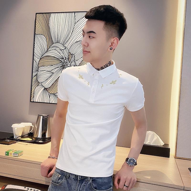 Áo Thun polo Tay Ngắn Dáng Ôm Thời Trang Mùa Hè Dễ Phối Đồ Cho Nam