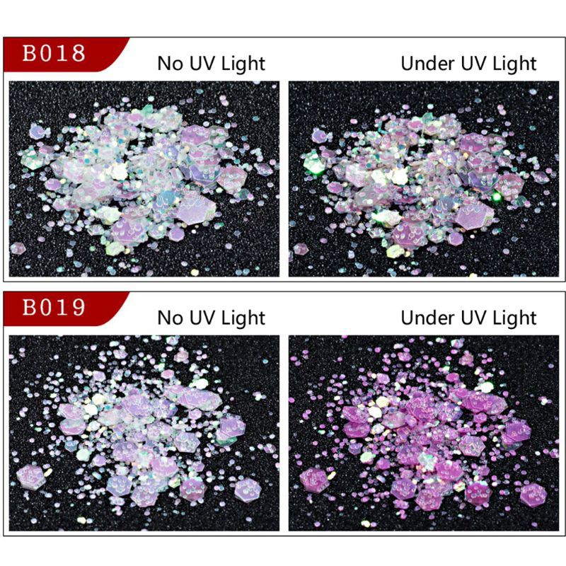 Bột mica màu sắc UV lấp lánh ánh nhũ thủ công DIY