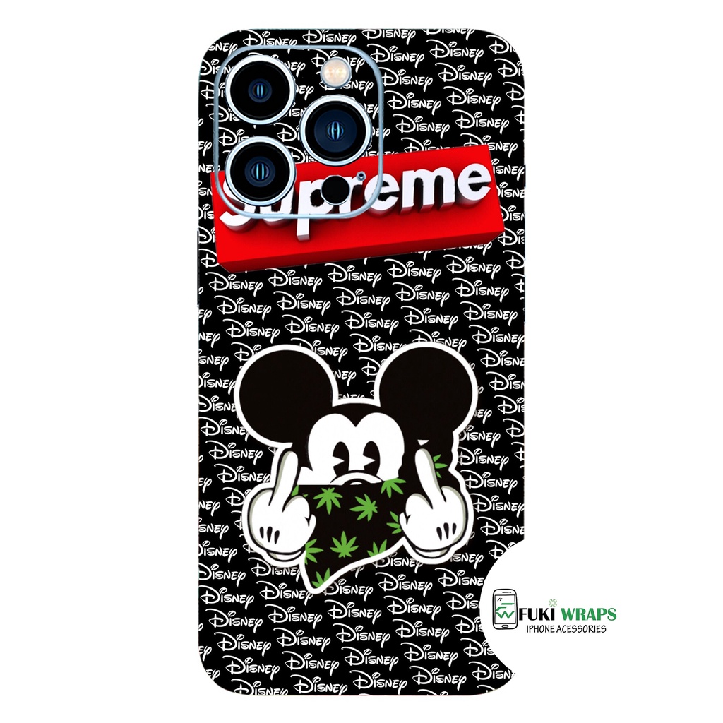 Tấm dán Skin Mặt Sau Micky FULL VIỀN Dành Cho 13prm , 12prm , 11prm , x , xsm , ip11 , ip12 , ip13 - FukiShop