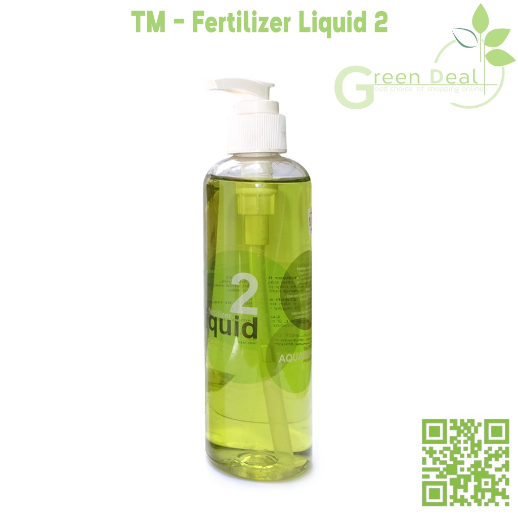THỦY MỘC - Fertilizer Liquid 2 (Chai 250 ml) | Phân nước kích thích chồi non và màu sắc cho cây thủy sinh