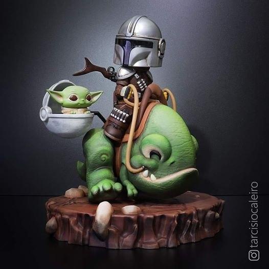 File in 3D mô hình Mandalorian Chibi