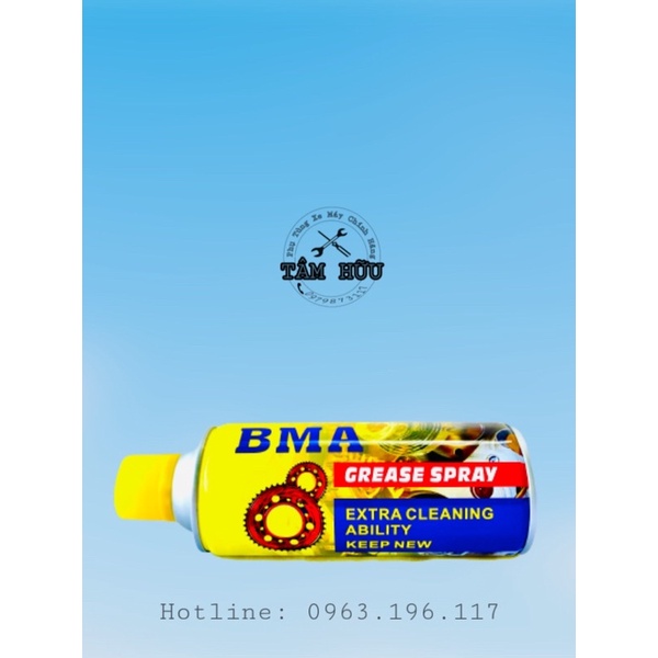 Dưỡng sên ĐỘ BÁM CAO dạng xịt MICHEL 450ML ít văng bám dính tốt