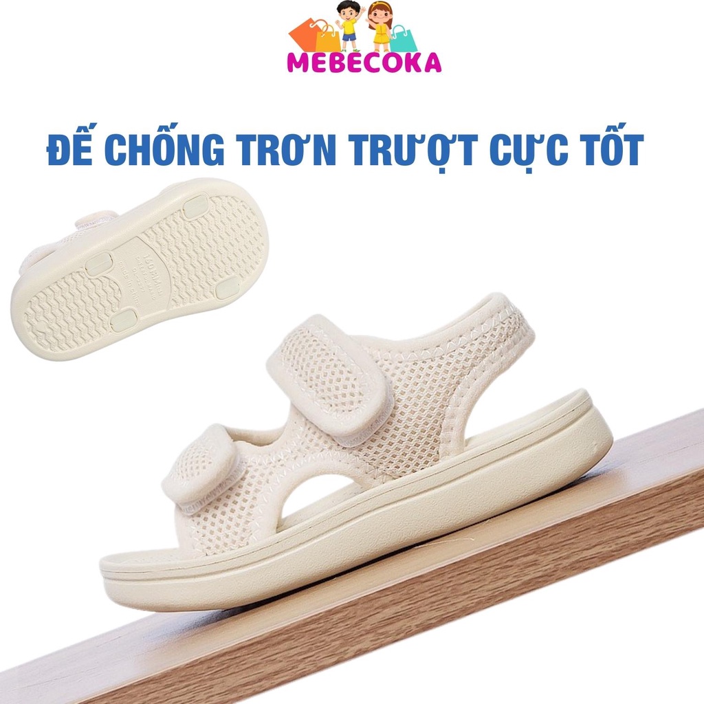 Dép cho bé quai hậu Cheerful Mario, dép sandal cho bé trai bé gái chống trơn trượt chính hãng CM2