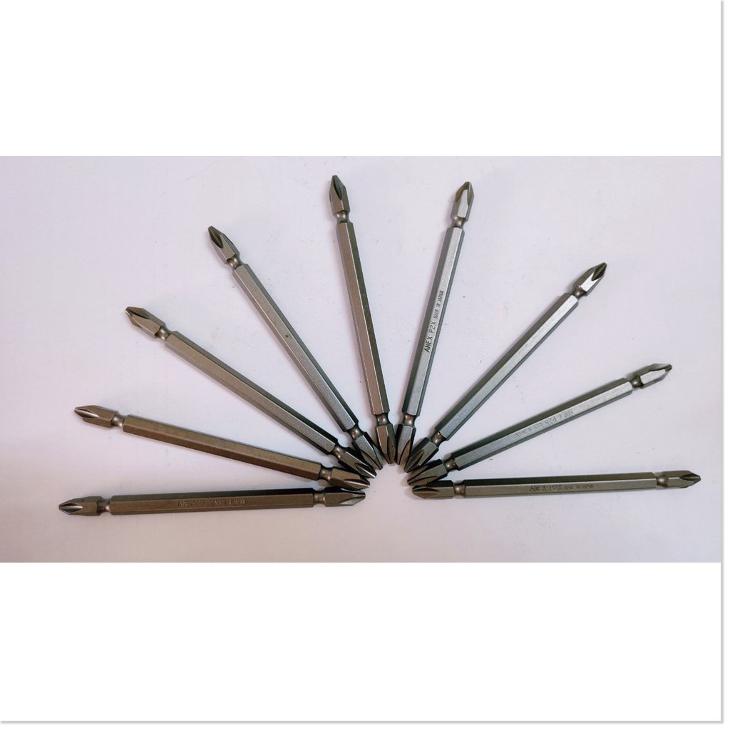 Mũi vặn vít 2 đầu Anex Nhật Bản có từ tính chiều dài 150mm và 110mm AP-14M +2x150/110