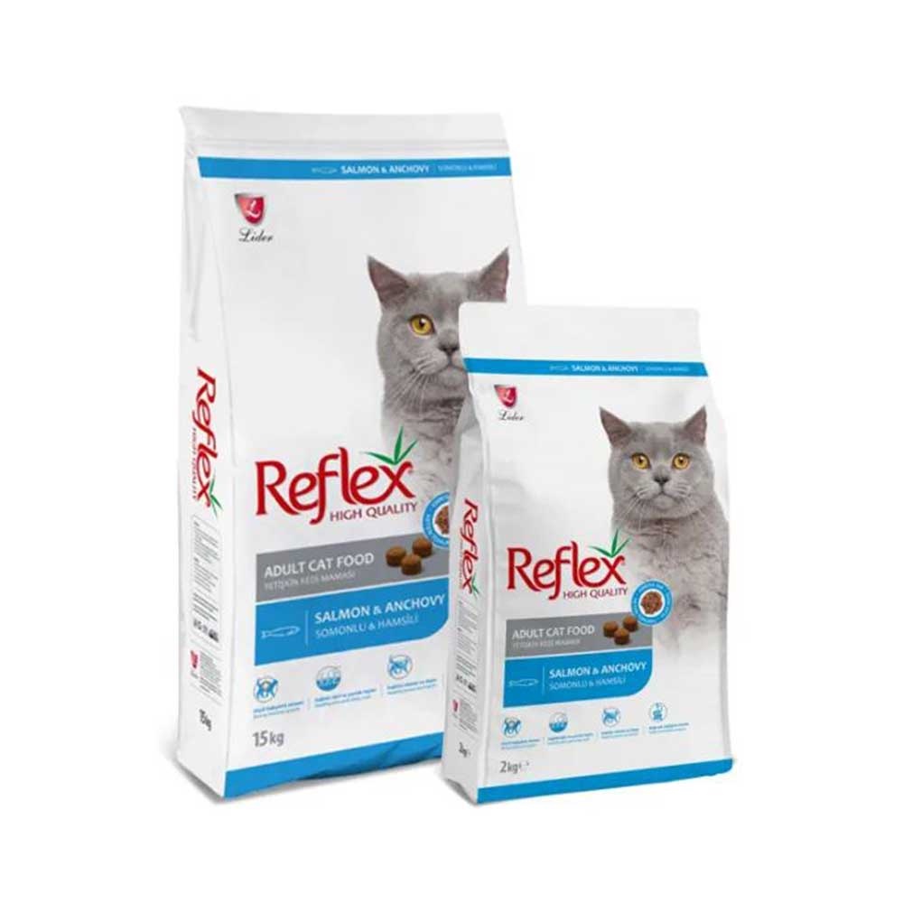 Hạt Cho Mèo REFLEX Túi 2kg Vị Gà &amp; Gạo - Hạt Cho Mèo Con &amp; Mèo Trưởng Thành Cao Cấp