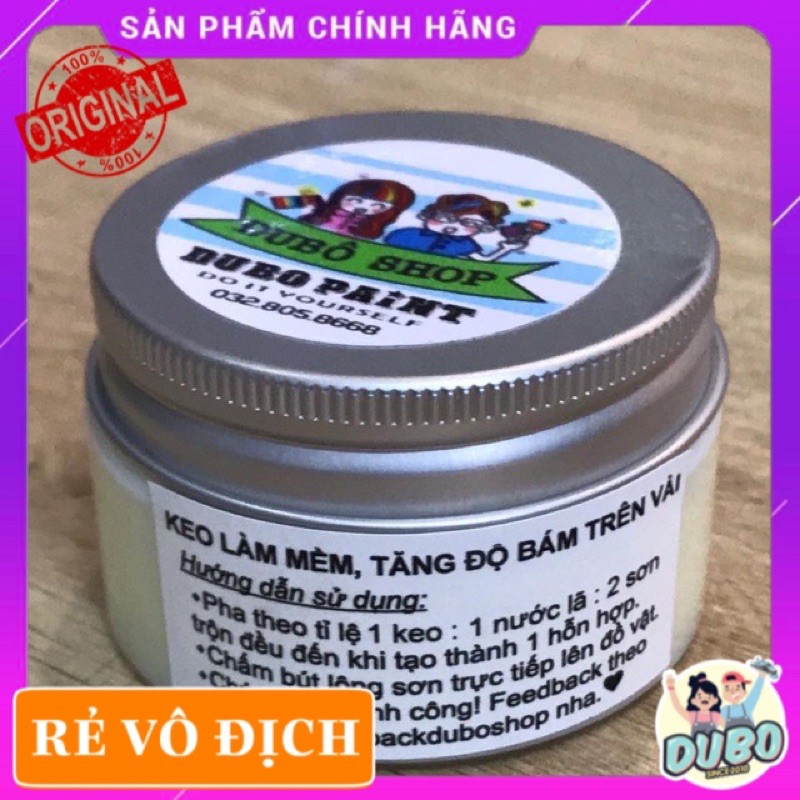 KEO PHA TĂNG BÁM - Làm mềm và tăng độ bám, pha cùng với sơn Acrylic, Angelus... (30ml)