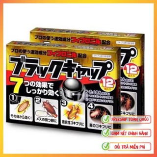 Thuốc diệt gián nhật bản hộp 12 viên | viên diệt gián earth - chem nội địa nhật