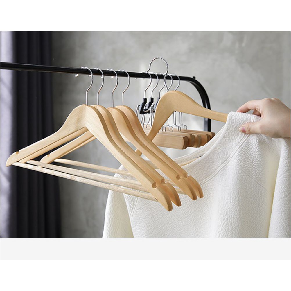 Móc Gỗ Treo Quần Áo
