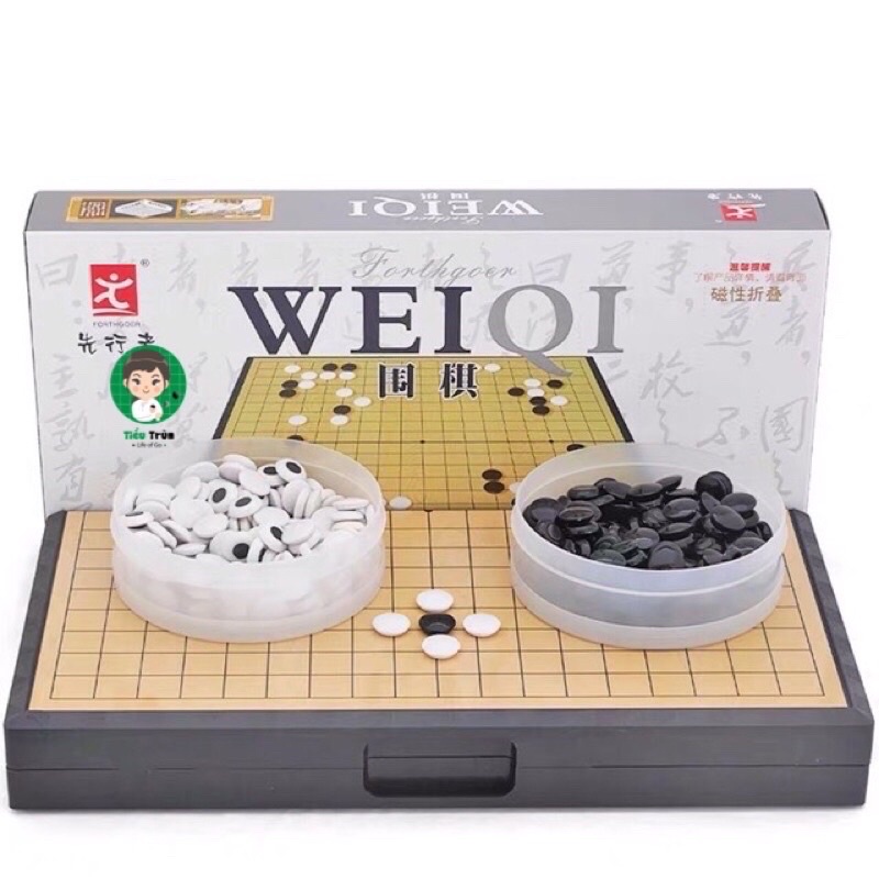 Bộ Cờ Vây Cờ Caro Nam Châm F9 Size To 37*37 CM