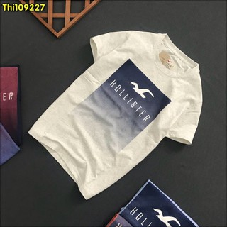 Freeship ★ Áo VNXK Nam Nữ Cổ TròN HOLISTER ★ Thun CottON LUạ,Tay Ngắn Đẹp, Hàng Quảng Châu Cao Cấp Cực COOL NGẦU