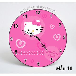Đồng hồ treo tường Hello Kitty