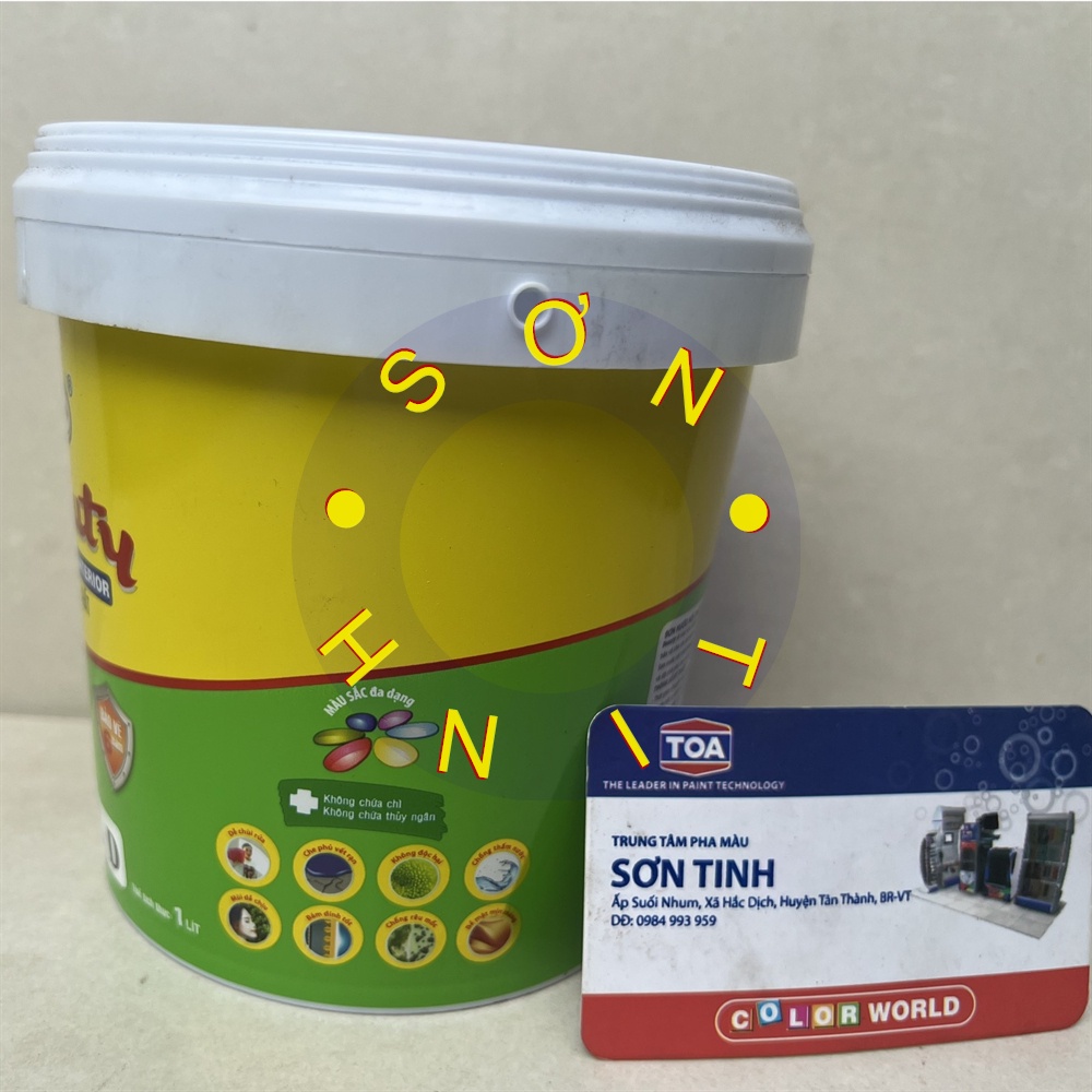 Sơn nước BEAUTY Nội thất Trong nhà màu hồng phấn , đậm, nhạt, cánh sen 1 Lít của URAI PAINTS