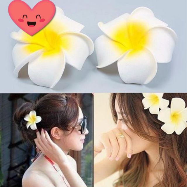 Phụ kiện kẹp tóc hoa Moana Plumeria