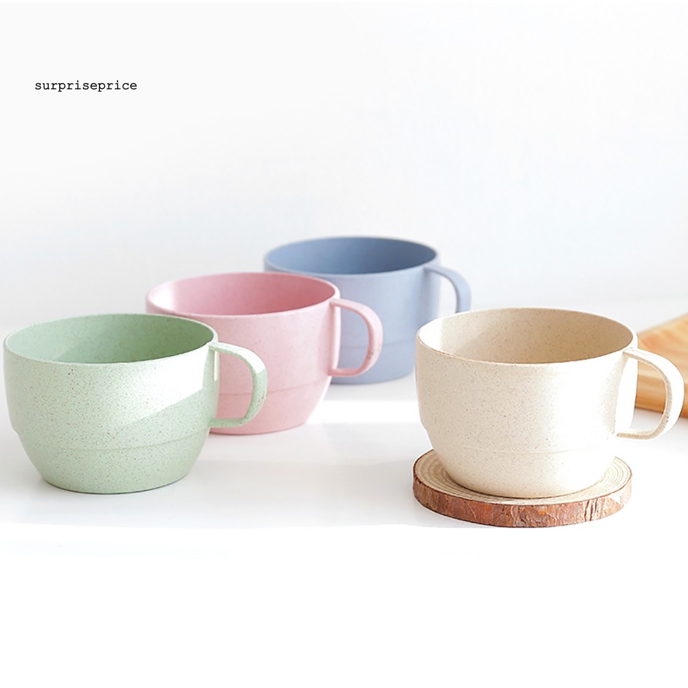 Cốc Uống Sữa Bằng Lúa Mạch Phong Cách Châu Âu Độc Đáo