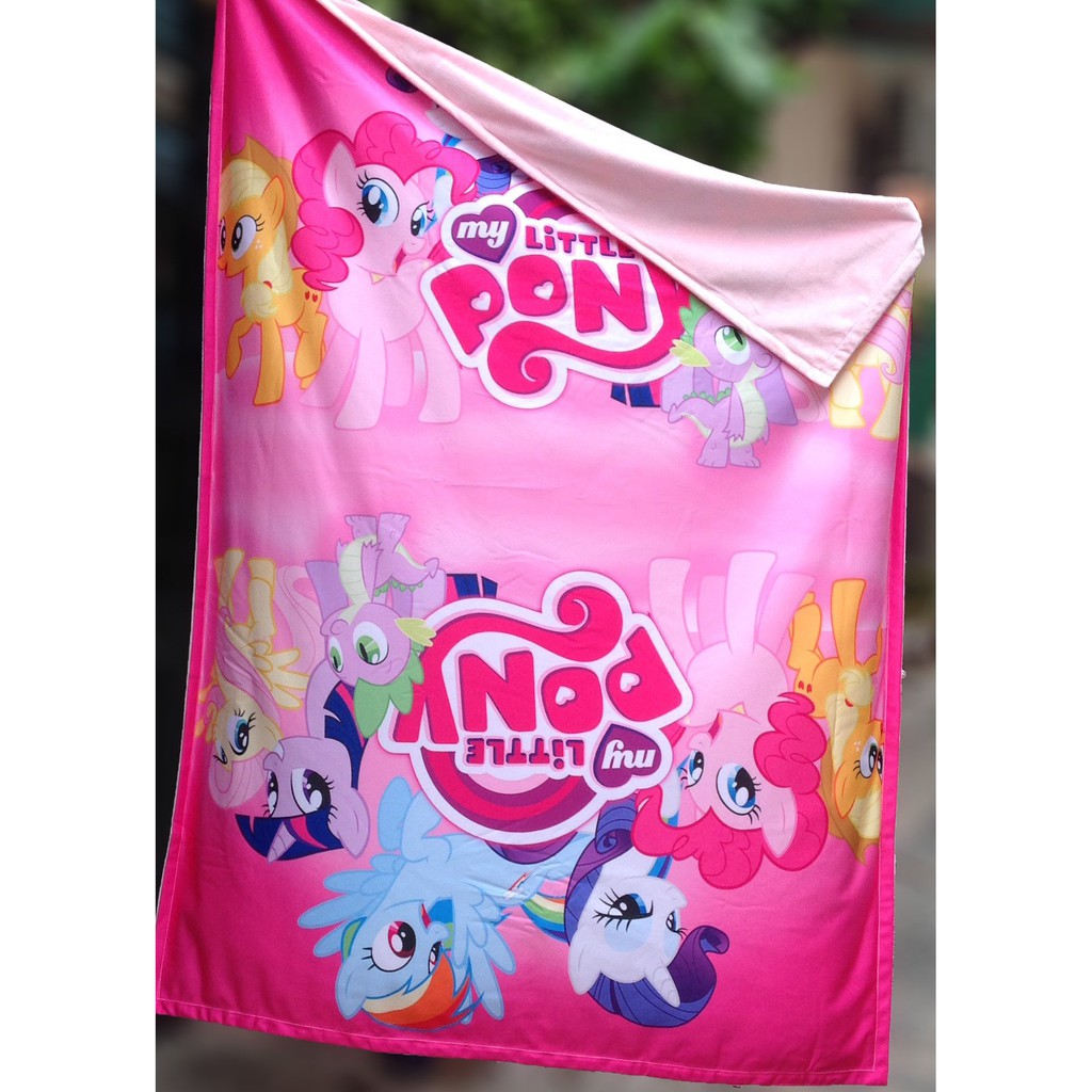 Chăn Pony hồng cho bé