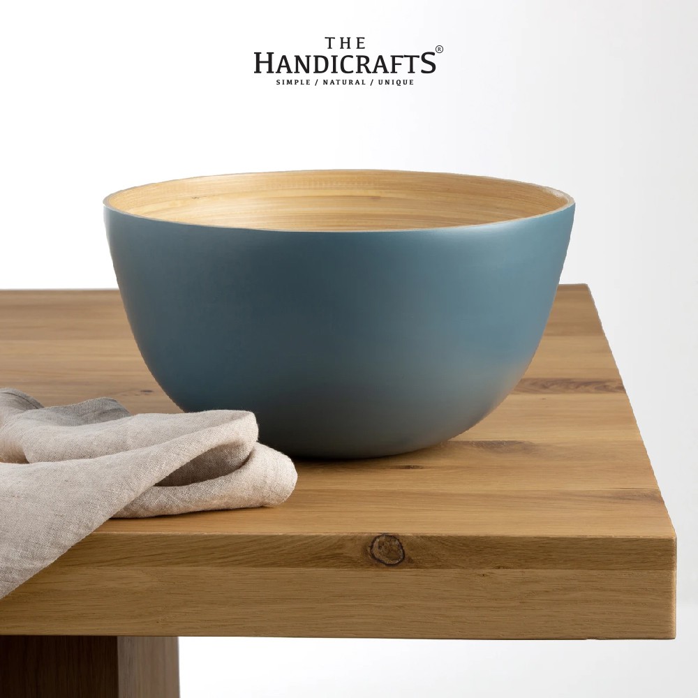 Bát tre cuốn (Bamboo Salad Bowl) | The handicrafts