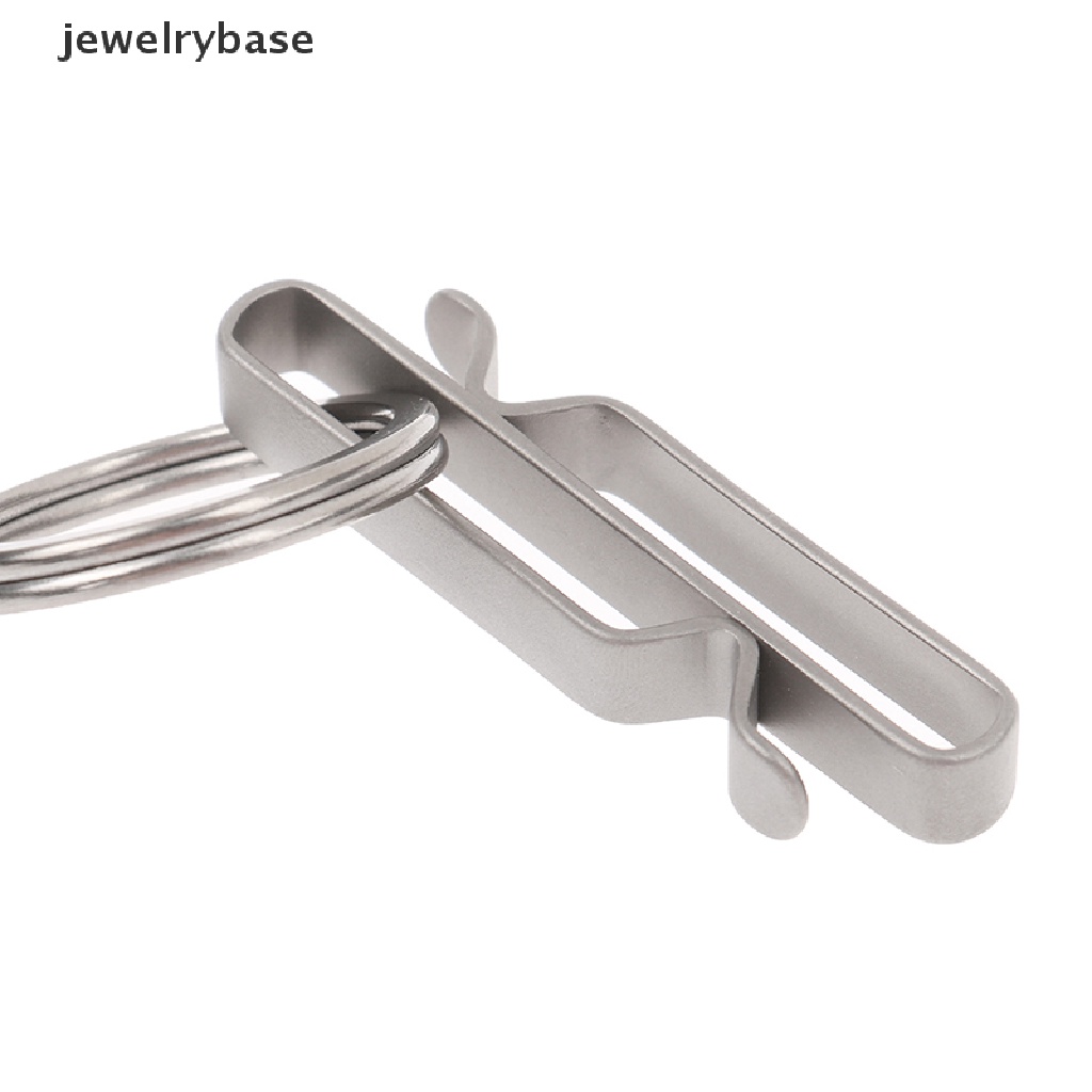 Móc Khóa Dây Ruy Băng Đầu Kẹp Thắt Lưng Đi Bộ Đường Dài Bằng Hợp Kim Titan Nhanh Chóng