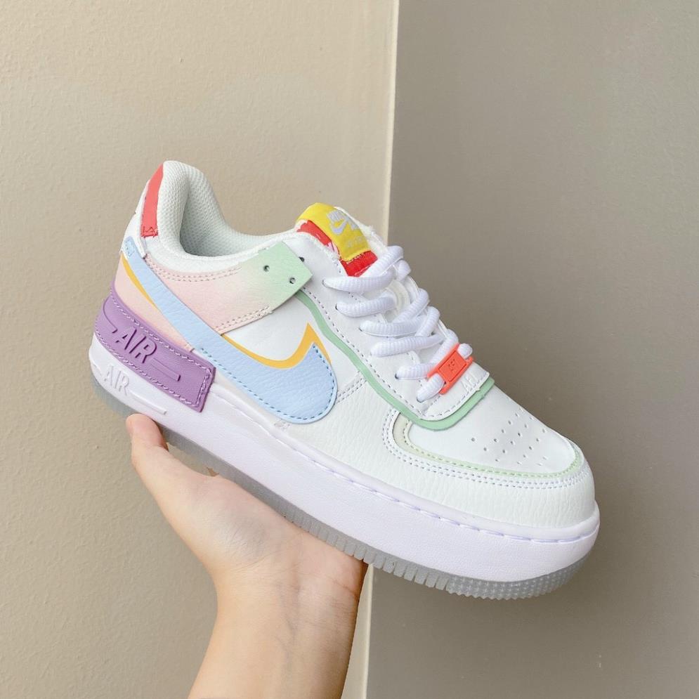 Giày Af1 Shadow Hồng Tím Gót Kim Cương-Ảnh Thật, AF1 SHADOW KEM XANH, AF1 SD KIM CƯƠNG, AF1 SD ĐẮNG