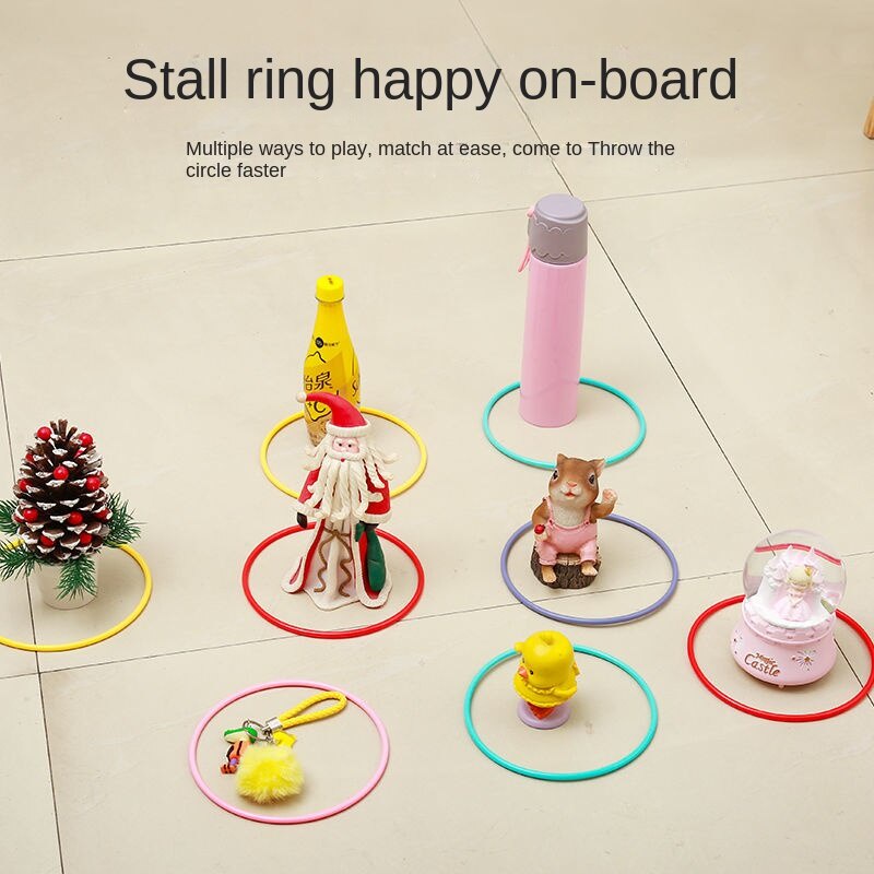 Bộ 24 Vòng Nhựa Chơi Game Tos Nhiều Màu Sắc Tốc Độ Và Phát Triển Tốc Độ Cho Bé/Sân Vườn/Ngoài Trời/Bữa Tiệc Khi Tắm 3 Kích Cỡ