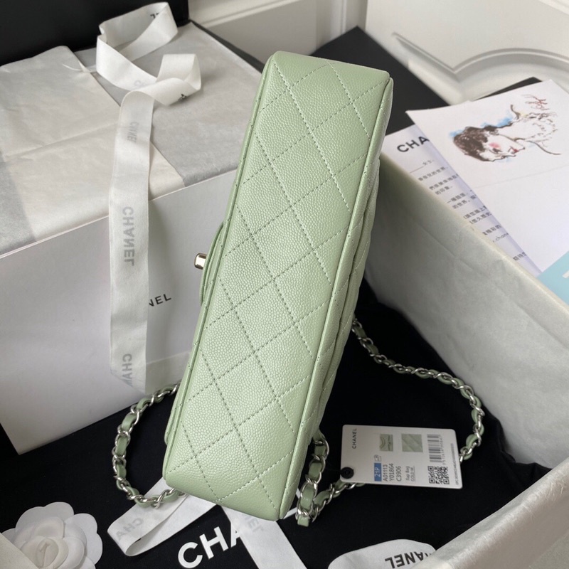Túi đeo chéo nữ da thật thương hiệu 𝘾𝙝𝙖𝙣𝙚𝙡 CN/channel Classic Flap Bag cao cấp hàng vip 1-1