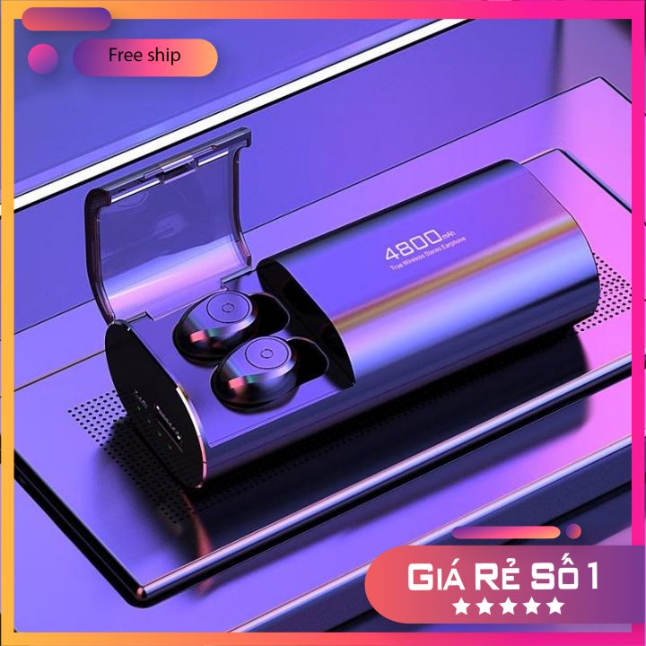 [HÀNG CHÍNH HÃNG]Tai nghe Bluetooth Không Dây Nhét Tai s11 chơi game, nghe nhạc KIÊM PIN SẠC DỰ PHÒNG dung lượng cao
