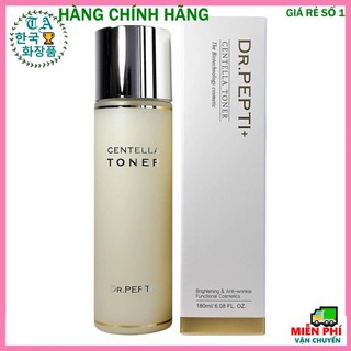 Nước hoa hồng dr pepti . Nước hoa hồng dưỡng da Căng Bóng Dr. Pepti + Centella Toner 180ml
