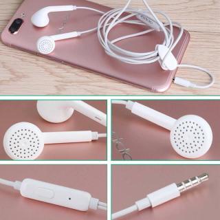 TAI NGHE DÂY NHÉT TAI OPPO R11 TRẮNG JACK CẮM CHUẨN 3.5 CÓ MIC ĐÀM THOẠI ÂM THANH TỐT