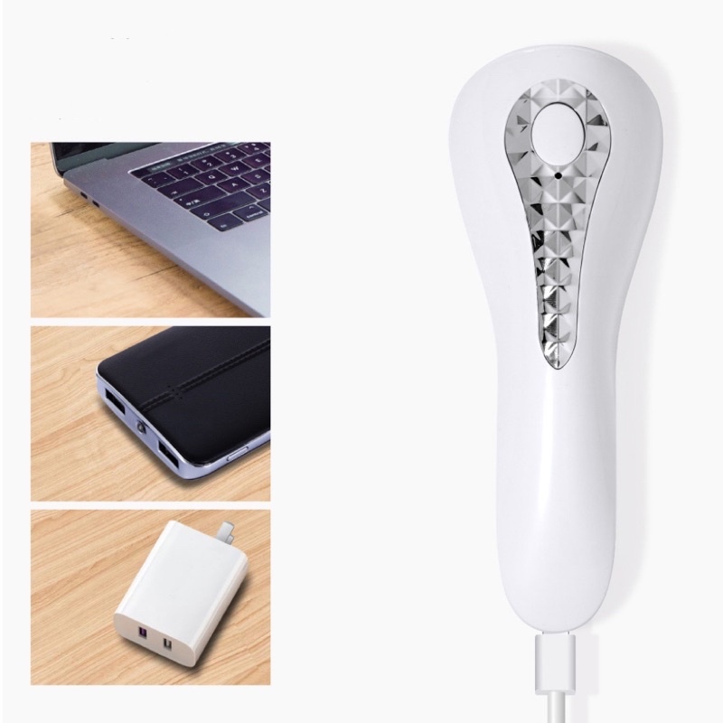 máy hơ gel móng tay LED tích điện mini 18w 5 bóng siêu bền