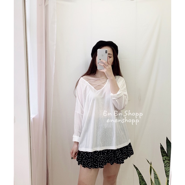 [ẢNH THẬT] Áo thun đan dây