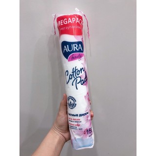 Combo 10 cây bông tẩy trang aura nga chính hãng loại 2 lớp