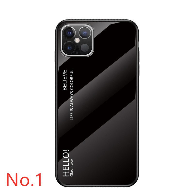 Ốp Điện Thoại Mặt Kính Màu Gradient Thời Trang Cho Nokia 7.1 8.1 / 3.1 6.1 7.1 Plus / X3 X6 X7
