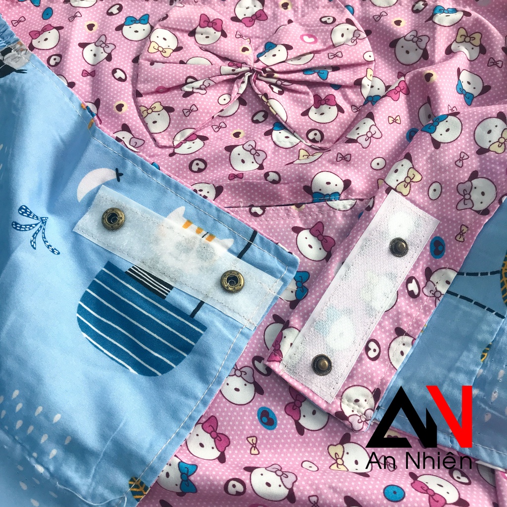 Váy chống nắng quây 2 lớp nút bấm kate đẹp dùng được 2 mặt