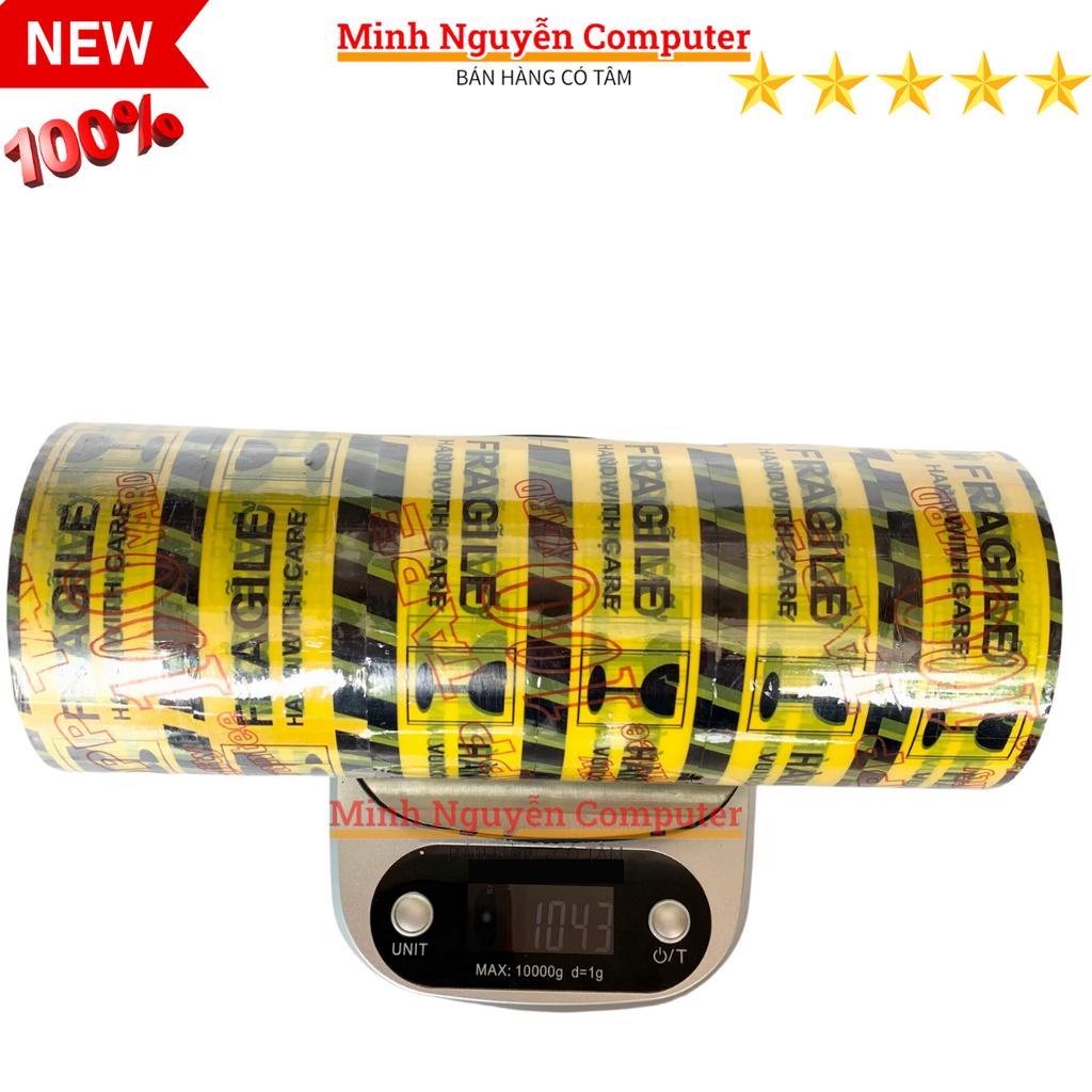 Băng Keo hàng dễ vỡ 100 YARD, Nặng 1KG, Gồm 6 cuộn/1 cây, lỗi nhỏ đúng số KG