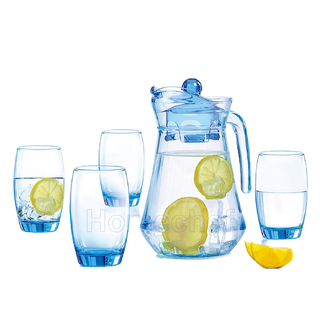 Bộ bình cốc uống nước Luminarc Ice Blue 5 chi tiết L0535, chống xước, chống bám màu, bám mùi