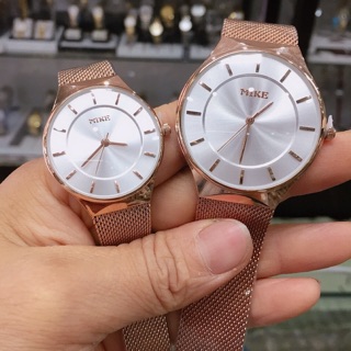 Đồng hồ Mike Nam Nữ dây mành chống nước