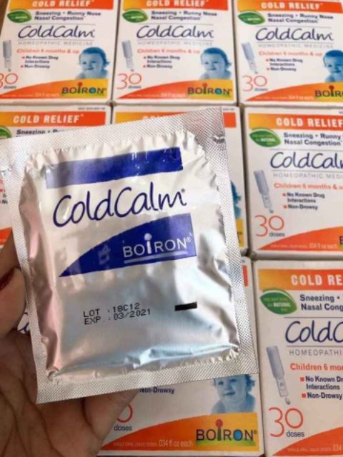 Muối uống vi lượng Boizon Coldcalm Mỹ hộp 30 gói