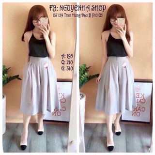 Quần voan ống rộng 