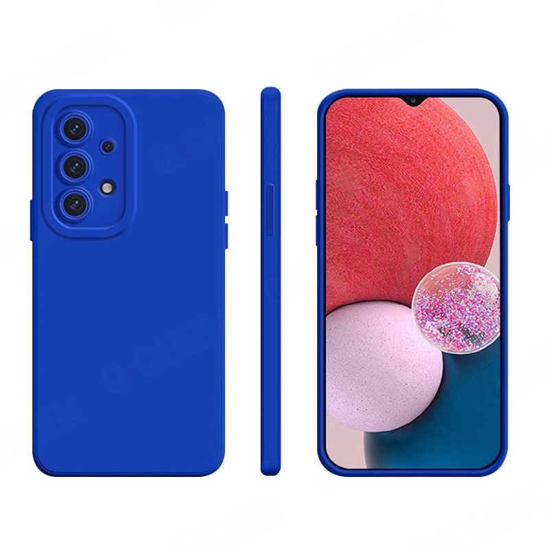 Ốp lưng Galaxy A51, A71, A32, A33, A53, A73 5G màu trơn có có màn dày bảo vệ camera