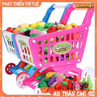 Đồ chơi xe đẩy siêu thị cực đại nấu ăn nhà bếp _đồ chơi thông minh