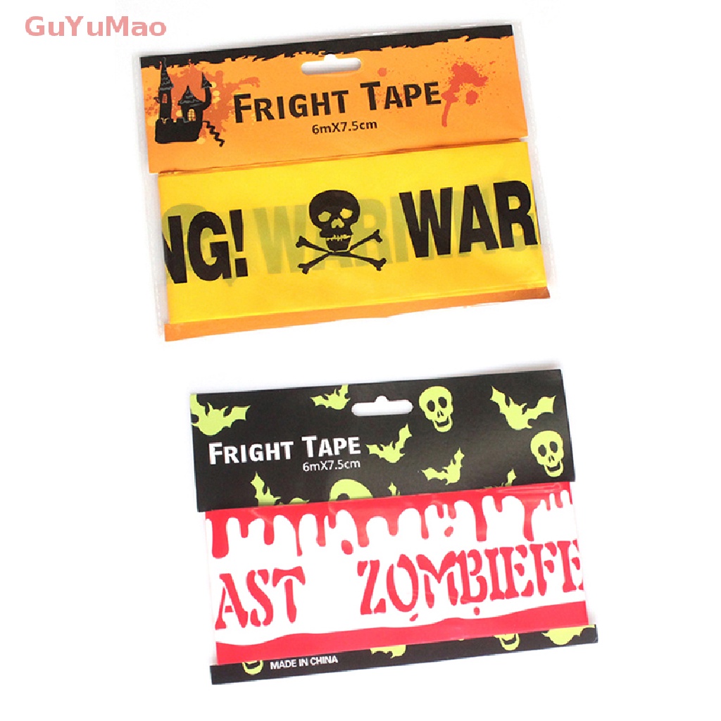 Cuộn Băng Keo Cảnh Báo Trang Trí Halloween 6Mx7.5CM