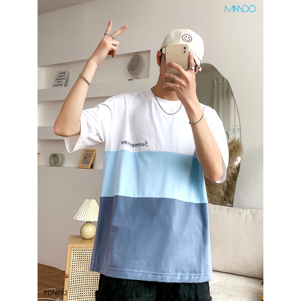 [New] Áo Phông Summer Time Nam 3 Màu Phong Cách Hàn Quốc Thời Trang Nam ManDo - PDN092