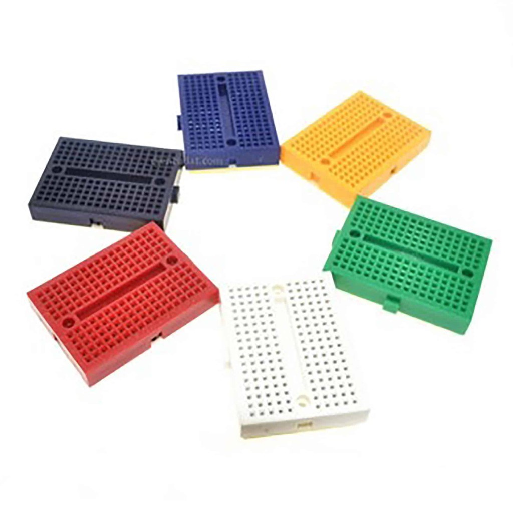 Test board, bread board 165x54mm 830 lỗ - 165x54mm 840 lỗ - 85x55mm 400 lỗ - Mini