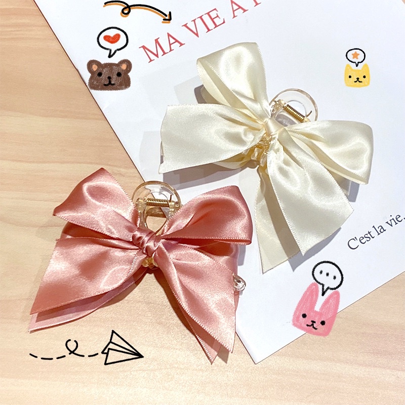 Cặp nhựa ngoạm nơ giá rẻ