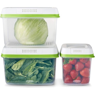 Bộ 3 hộp rau Rubbermaid chính hãng