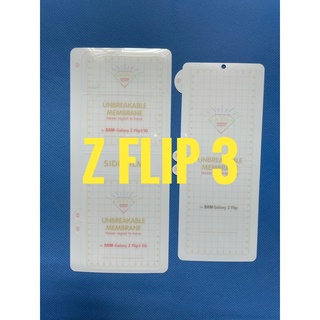 Dán dẻo PPF Samsung Galaxy Z Flip 3 trong suốt + tặng gạt, giấy lau