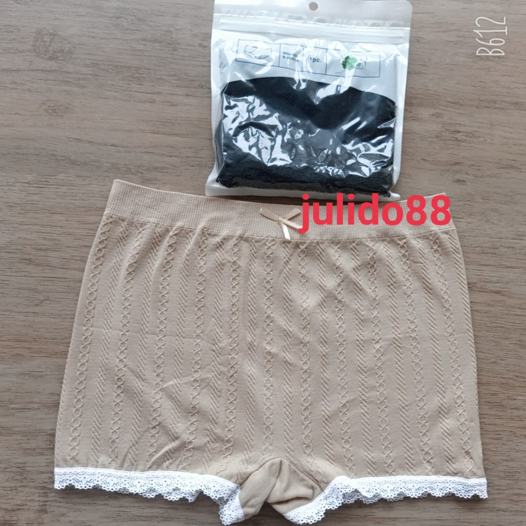 Quần mặc váy loại 1 túi zip sang chảnh _quần đùi váy cotton gân co giãn 4 chiều xuất Nhật kháng khuẩn gân viền ren