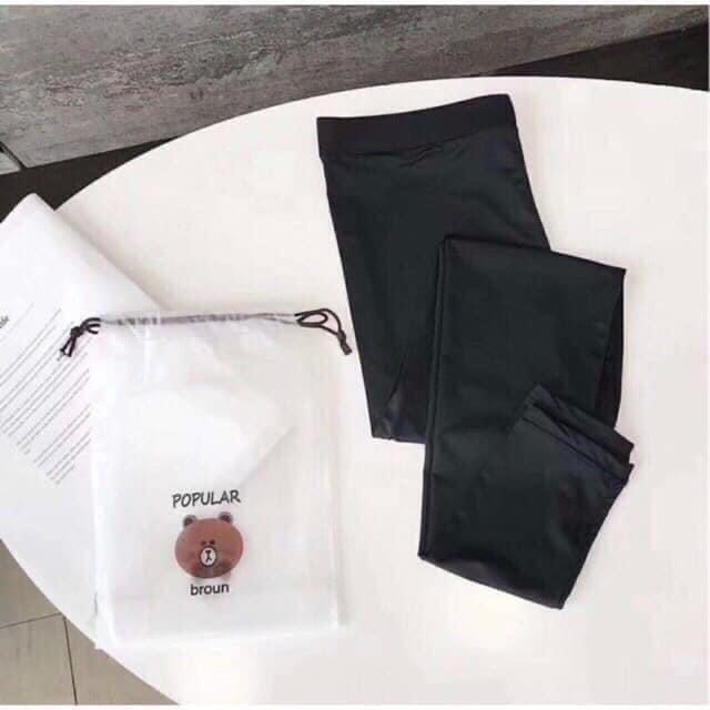 Quần Legging Nâng Mông Dáng Dài Cạp Cao Chống Xoắn, Chất Thun Mịn Đàn Hồi Tốt | BigBuy360 - bigbuy360.vn