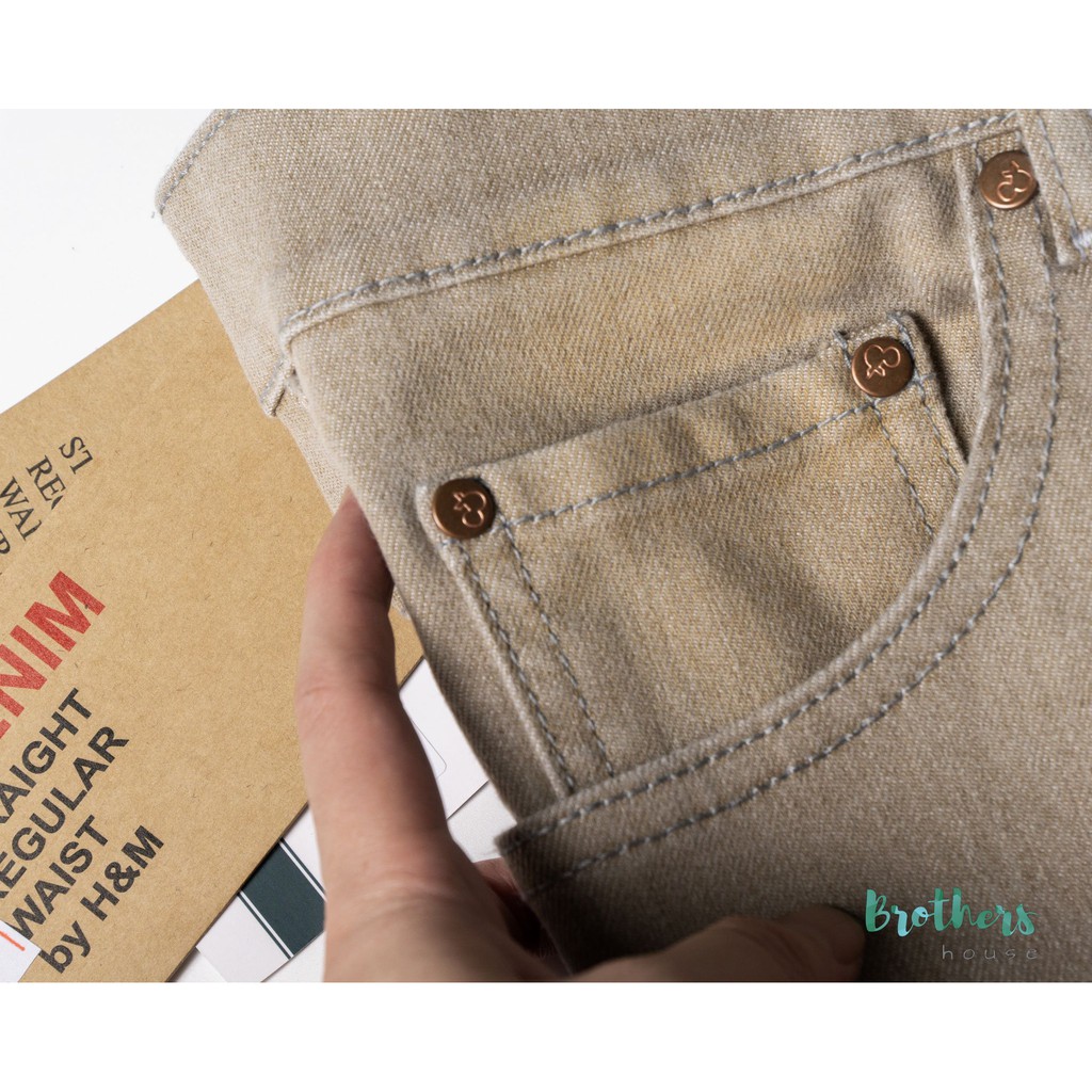 Quần jean nam HM cao cấp, form đẹp lên dáng cực bụi